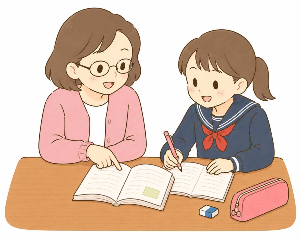家庭教師の授業風景